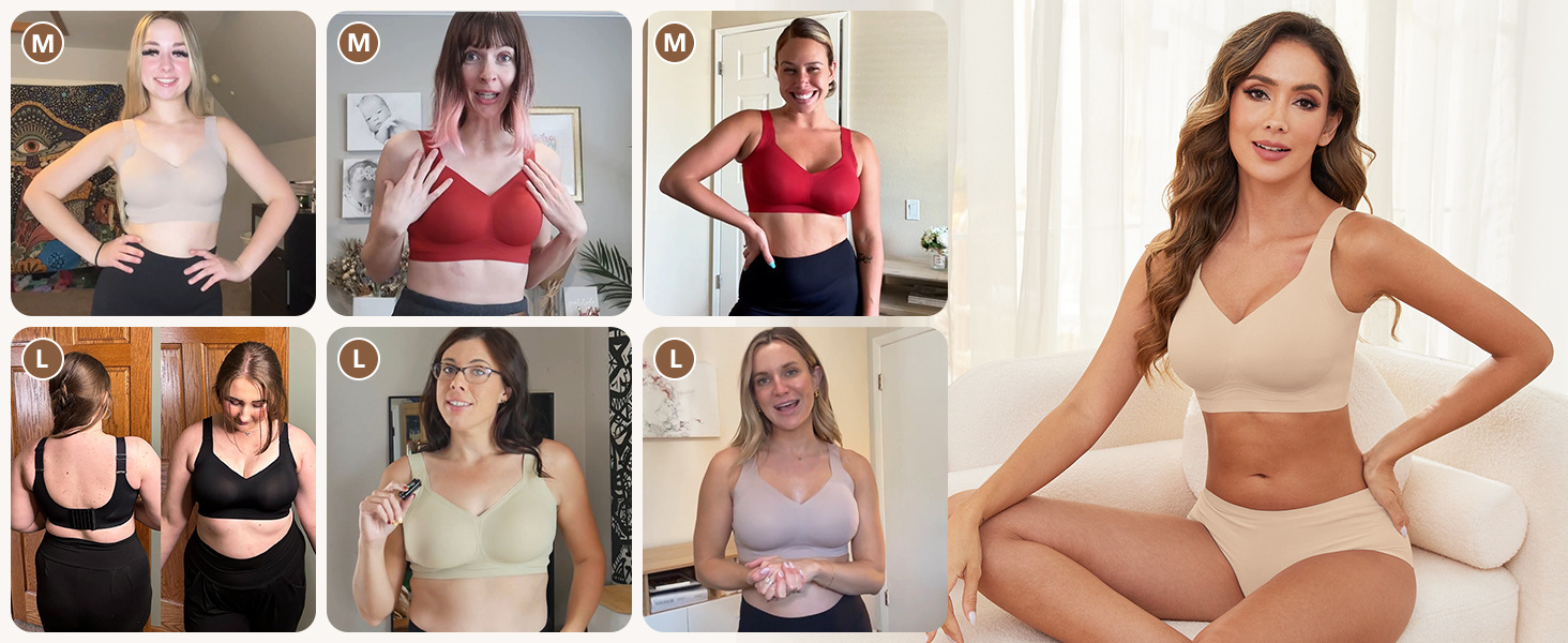 seamless bralettes for women