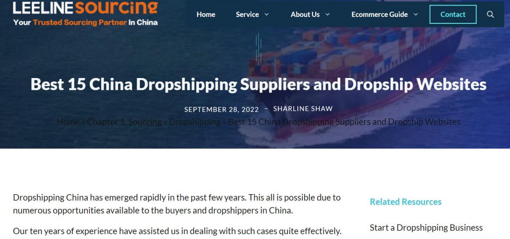 5 Best Dropshipping Suppliers In China