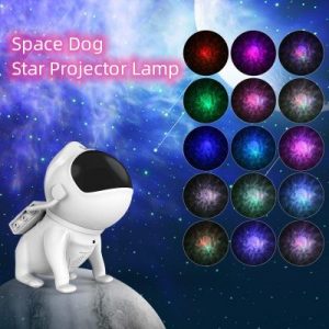 Space Dog Star Projector Lamp10